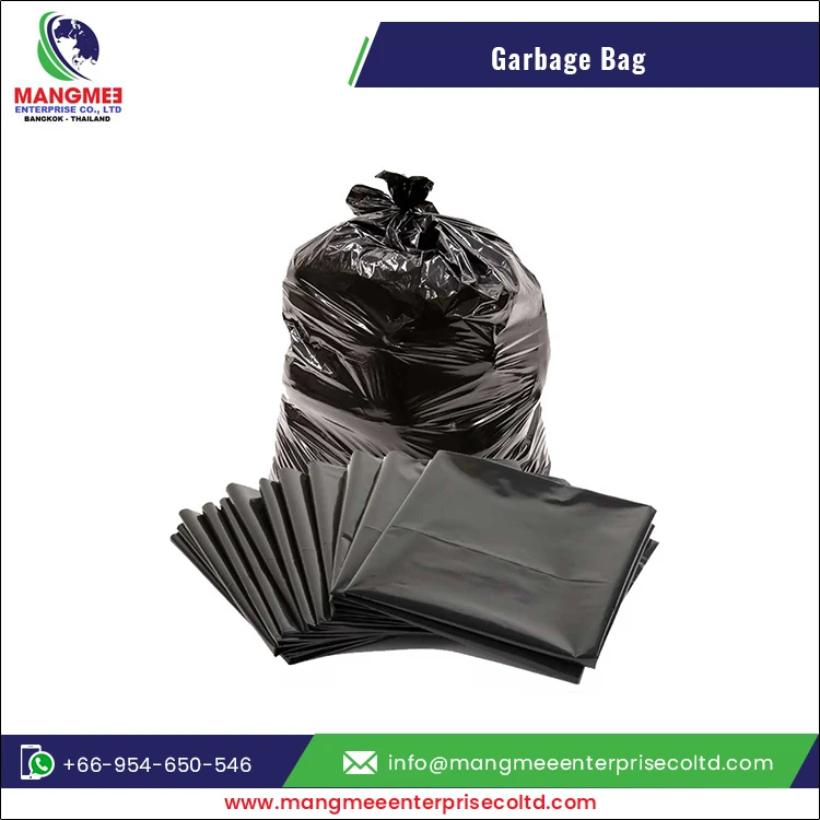 Wholesale Supply PE Kitchen Star Sealed Garbage Bag Biodegradable Disposable Plastic Trash Bags in Roll at Low Price