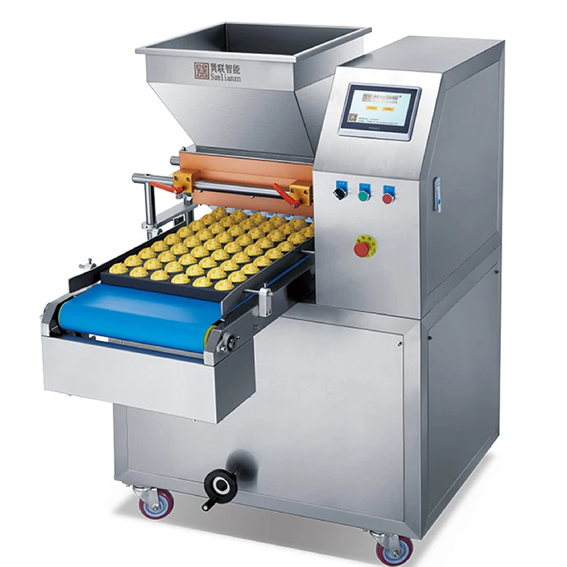 Stuffed Spread Cake Making Machine Production Line Snack Cookie Filling Machine