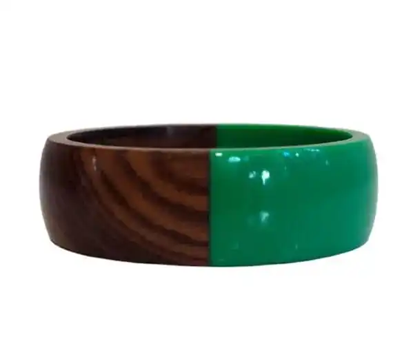 Unique Design Wood bracelet For woman bangles Handmade from natural Good quality Wood Resin Bangles at Low Price in India