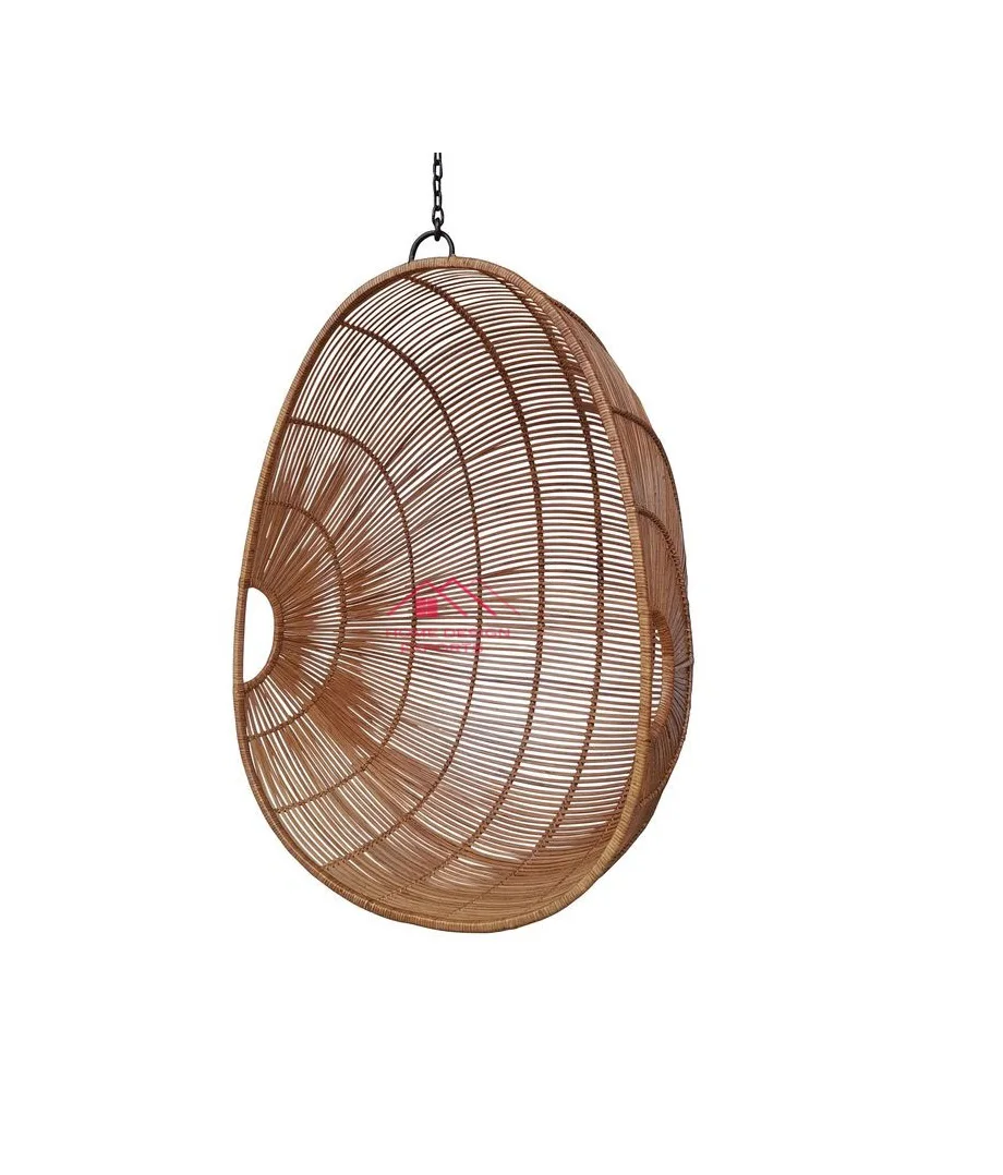 Home Outdoor And Indoor Decorative  Comfortable cushion rattan swing patio garden indoor hanging swing