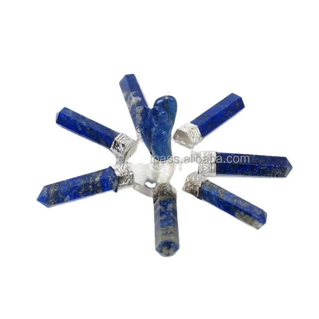 Wholesale Jilaniagate Crystal Quartz Top Selling Lapis Lazuli Angel Energy Generator 7 Pencil Point Energy Generator Buy Now!