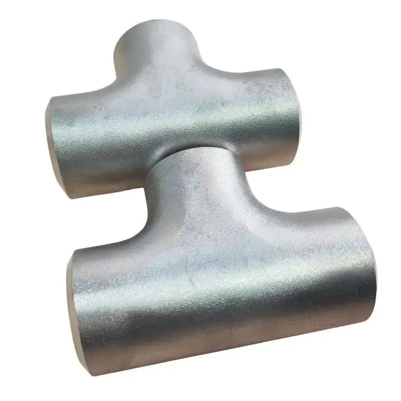 ASME B16.9 фитинги для стальной трубы тройник из углеродистой стали стыковой сварки