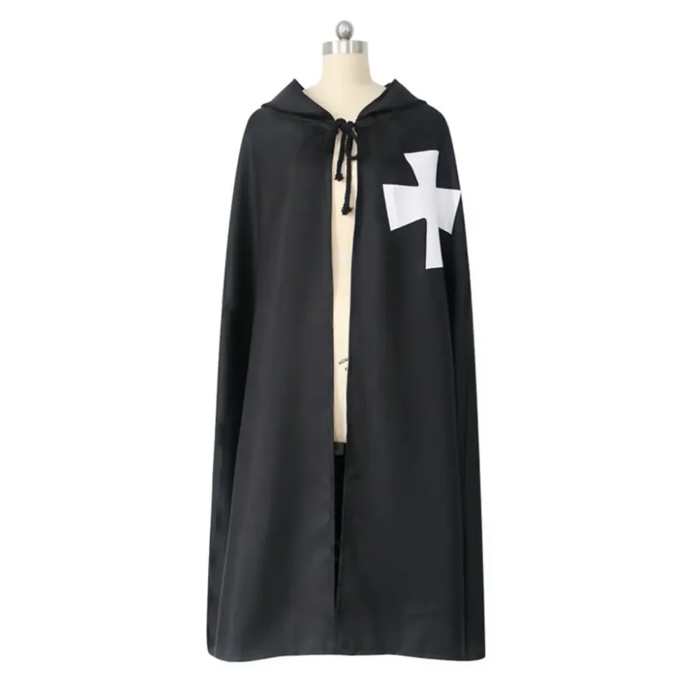 Custom Design Mens Knight Templar Tunic with Trims Regalia Dress Masonic Gown Oversized Shawls