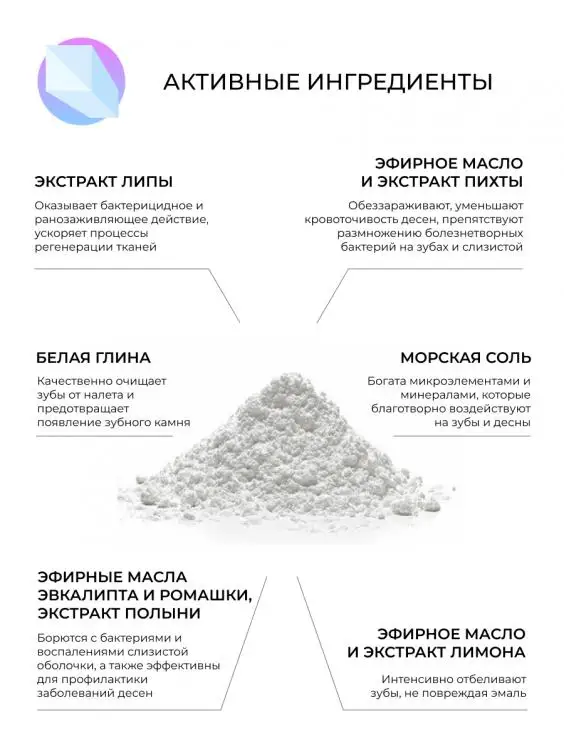 ECO Herbal Natural  DENTAL POWDER SHOW-WHITE SMILE Teeth Powder oral hygiene Siberina Hot sale beauty & personal care dental