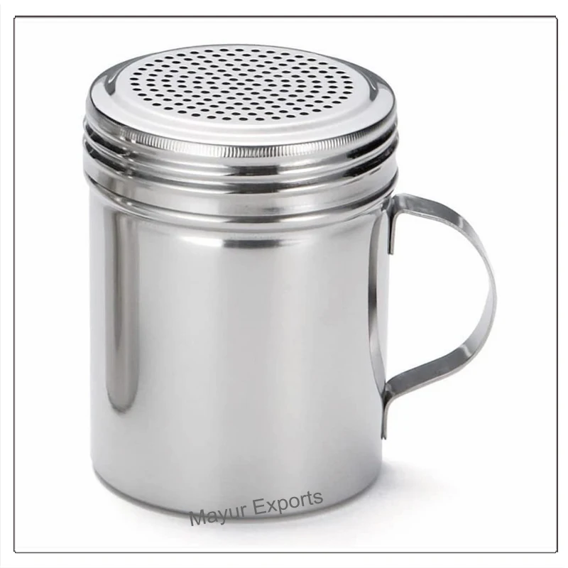 Stainless Steel Spice Shaker Metal Salt and Pepper Shaker
