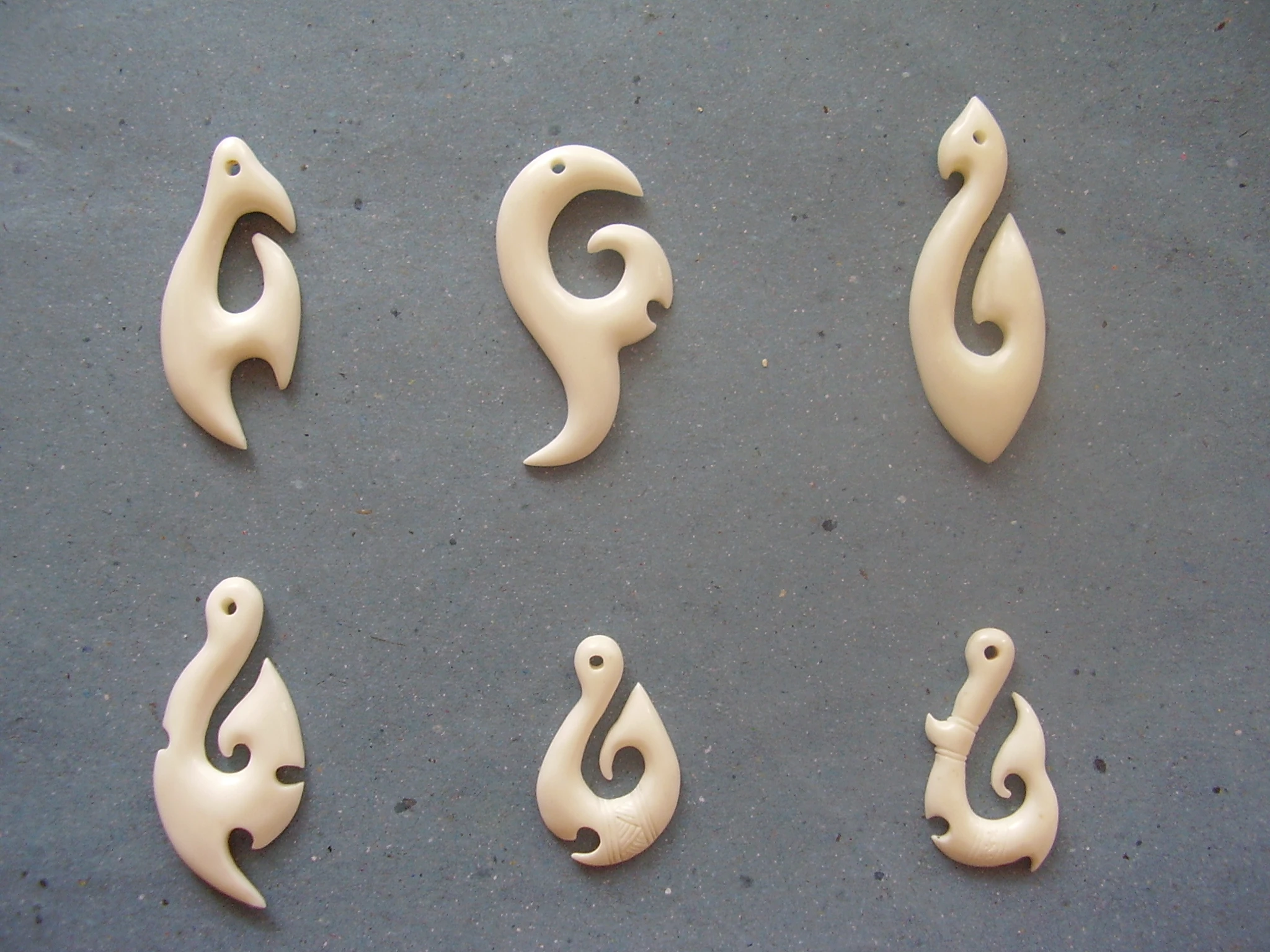 Organic Horn Tribal Fashion Earrings from Bali