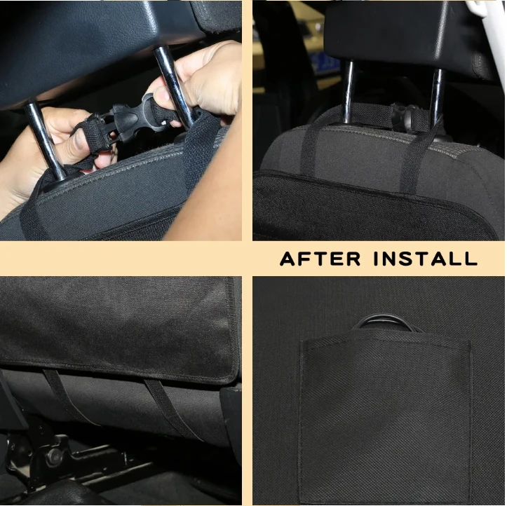 Складной кожаный Органайзер для автомобиля