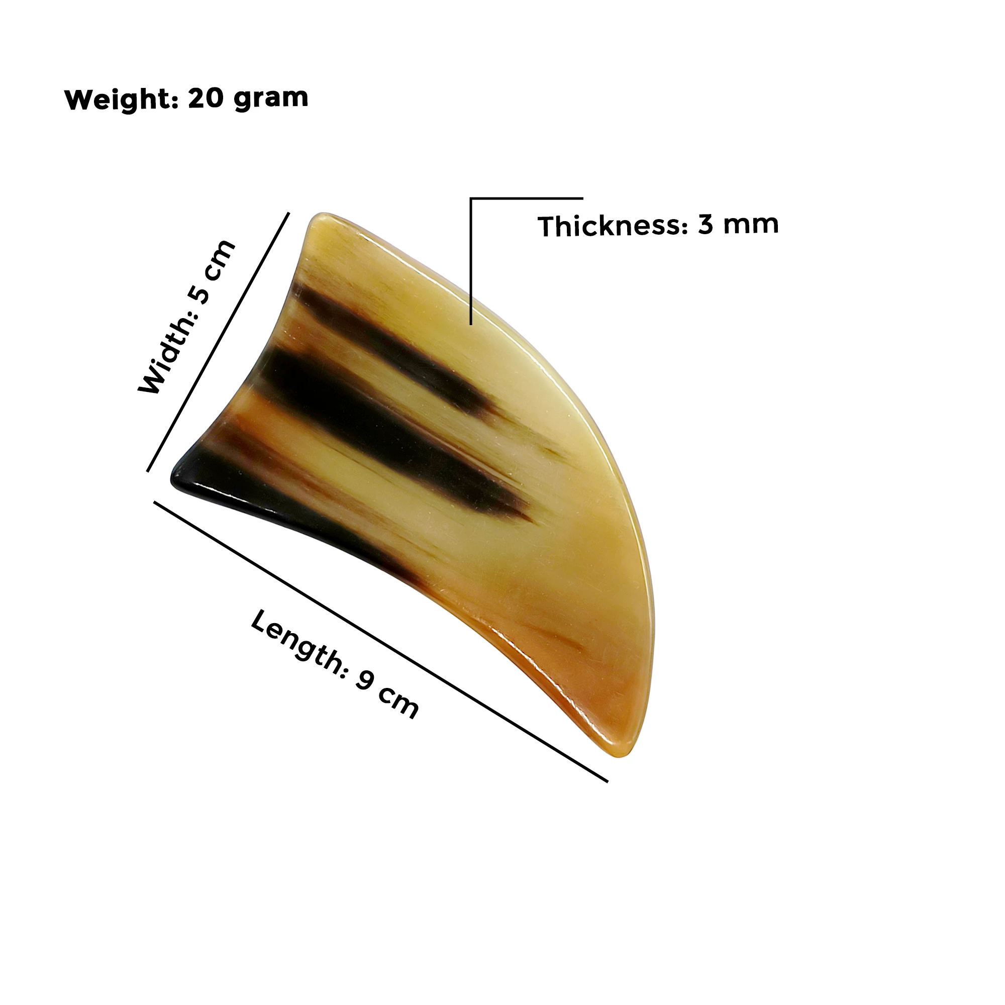 100% Original Natural Horn Gua Sha Scraping Massage Tool Board Scraping Therapy Healthy Massage Care Largest Manufacture Company