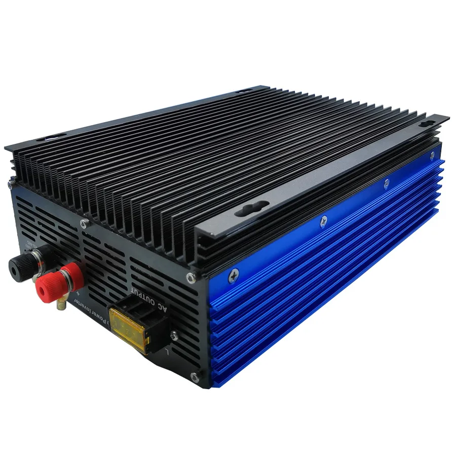 Guvenlik High Quality 1000W 1200W Grid Tie Hybrid Solar Pv Inverter With Limiter Sensor WiFi Battery Discharge On Grid Inverter