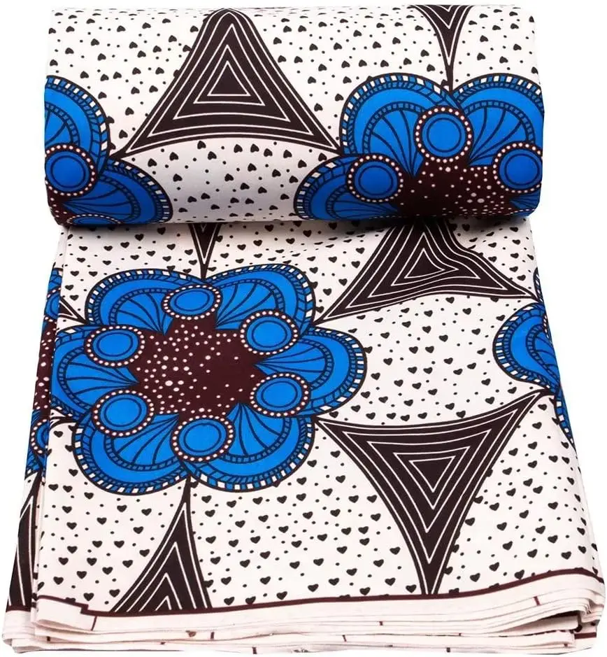 100% Cotton Wax Print Batik Fabric Mixed Designs Stock Ready Item Indian Textiles for African Market High Quality Vibrant Design