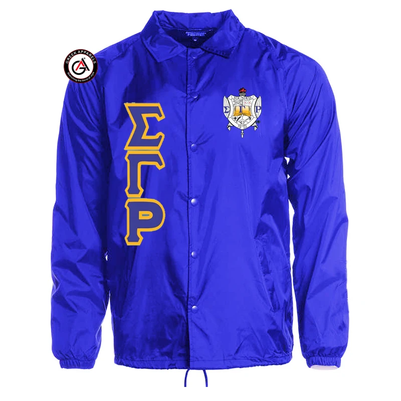Куртка женская с вышивкой Sigma Gamma Rho Sorors | Женская куртка SGR Sorority в индивидуальном стиле