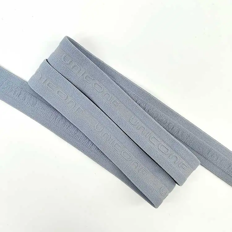 4 Day Sample Delivery Elastic Band  Elastic Edge Band Embossed 3 d Elastic Hairband for Sportswear