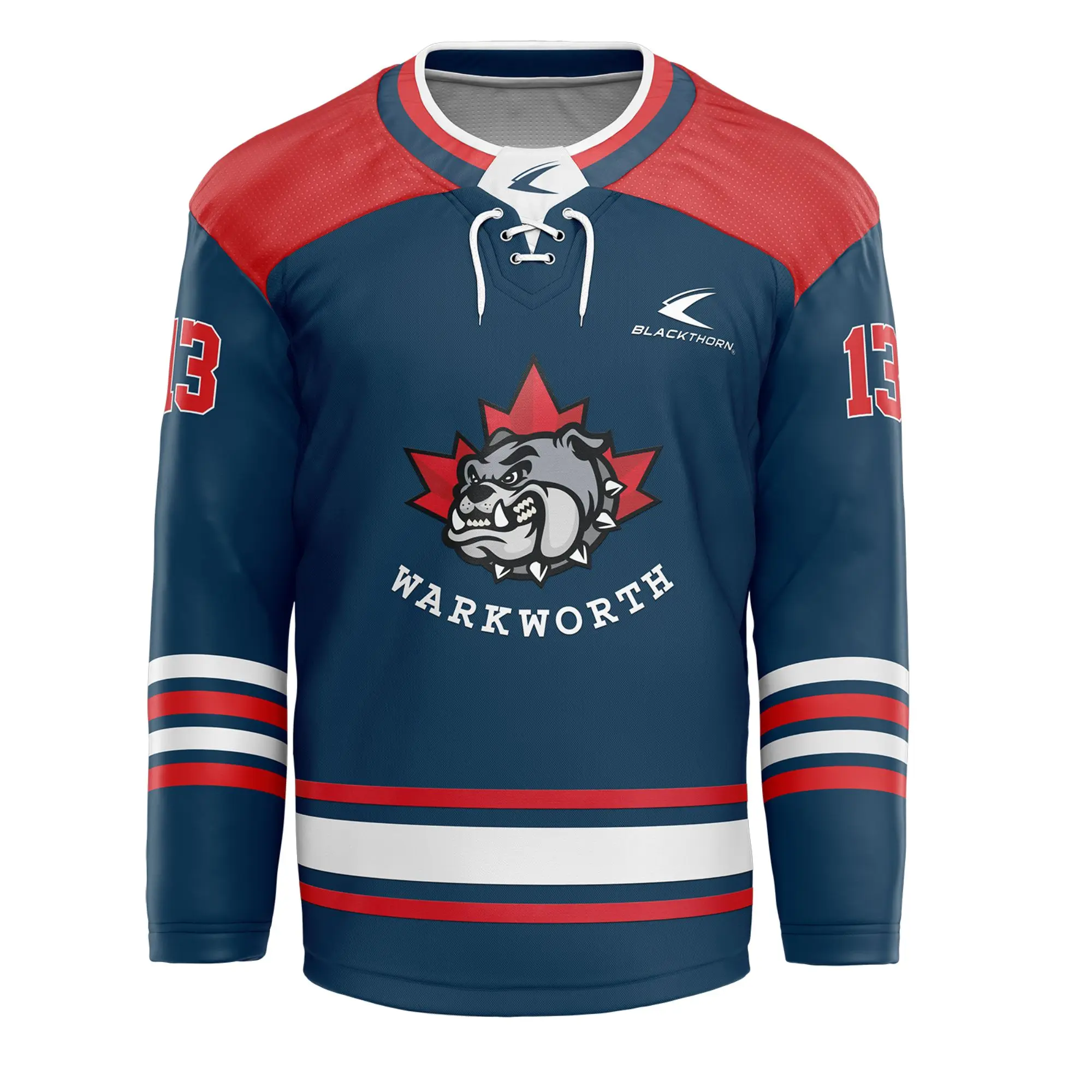 Custom Sportswear Breathable Sublimation Twill Embroidered Ice Hockey Jersey OEM logo accepted Shipping worldwide No Minimum