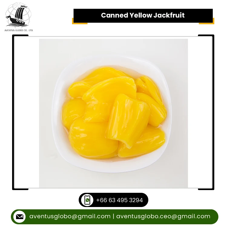 Высшее качество, Таиланд, хорошая цена, 100% Натуральный Вкусный Jackfruit, консервированный Jackfruit в сиропе, консервированные продукты