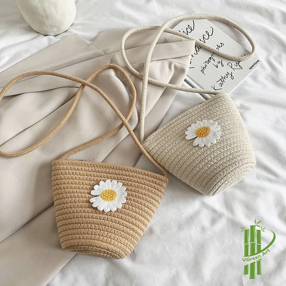 Shoulder Crossbody Summer Bag Daisy Yellow Flower Travel Bag 2022