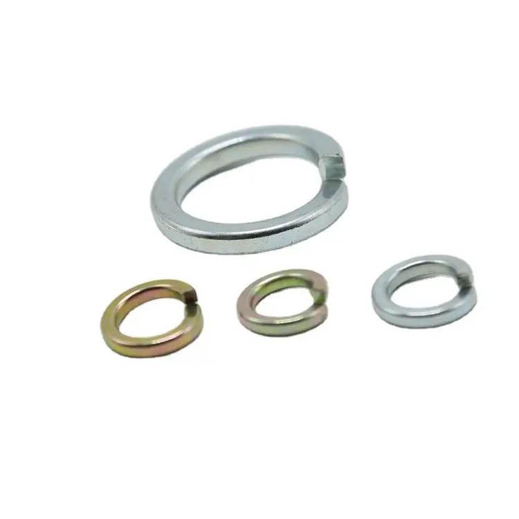 Metal spring round bolts nuts galvanized circlip thin shim flat  spring lock washer