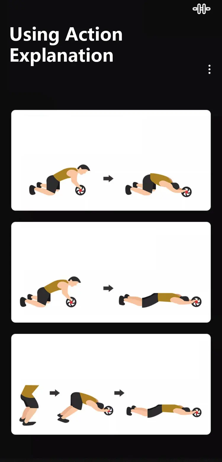 Multi-functional Flat Support Abdominal Wheel Fitness Wheel	Elbow Support Rebound For Exercise