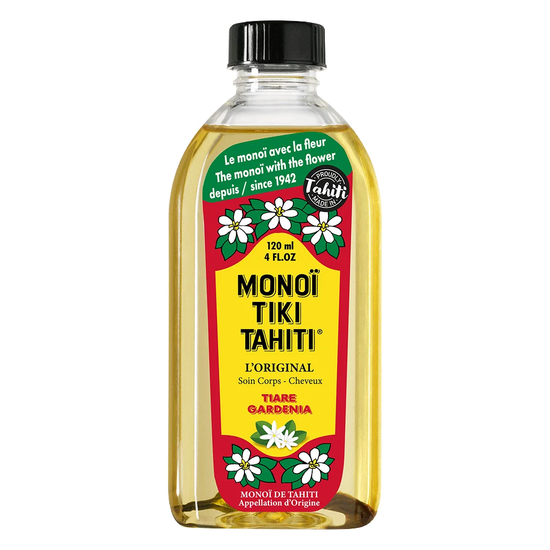 Wholesale 120ml Tiare Gardenia Monoi Perfume Oil Premium Quality Natural Ingredients for Hair & Body Care Made in Tahiti