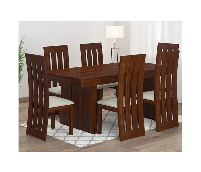 Rosewood Dining Table Set New Design Made of Solid Sheesham Wood Luxury Unique Style Dining Table Set Manufacturer