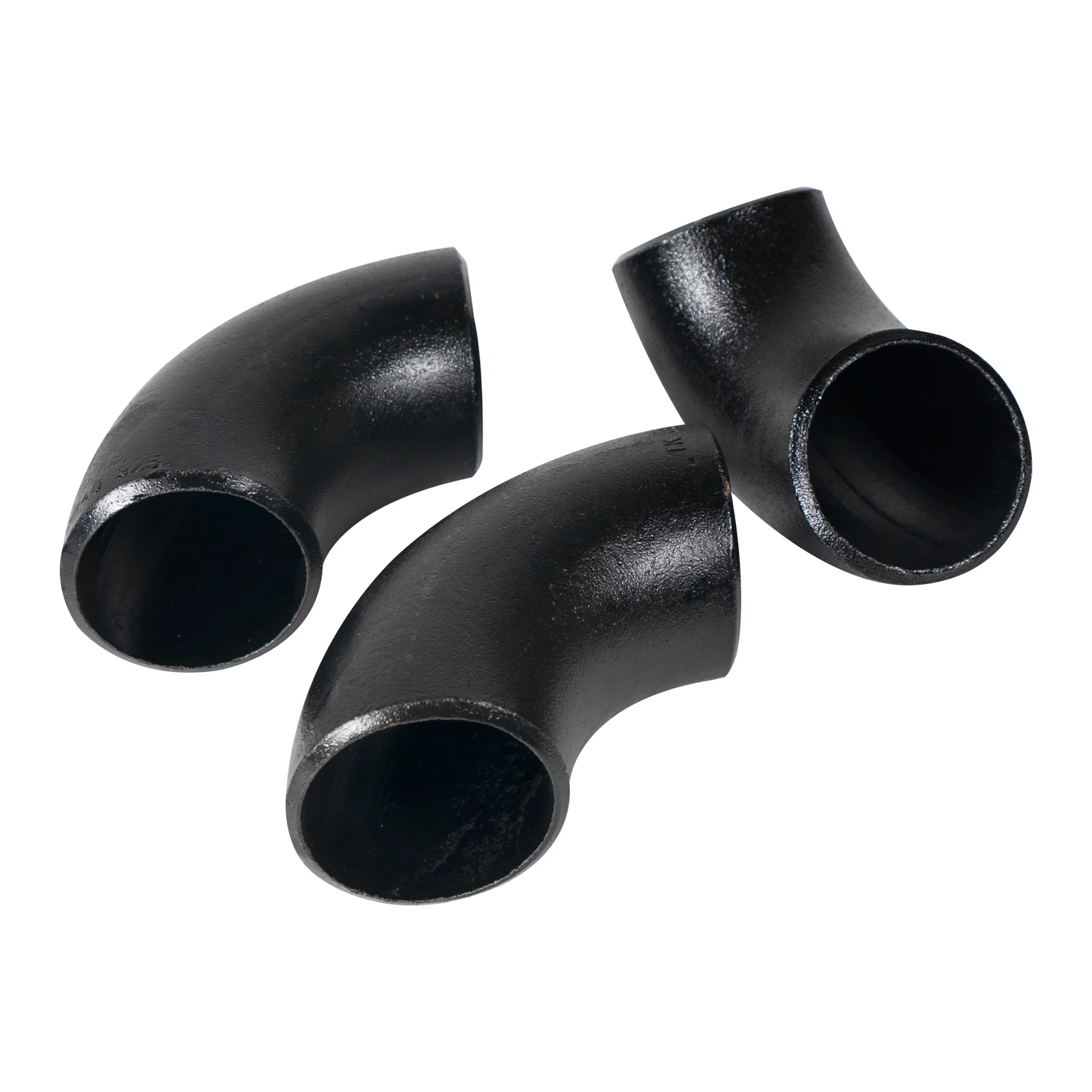 Accesorio de tubo de acero, неокисляемая пара конектар Эль-Кодо sin costuras ASME B16.9 90 grados sch80