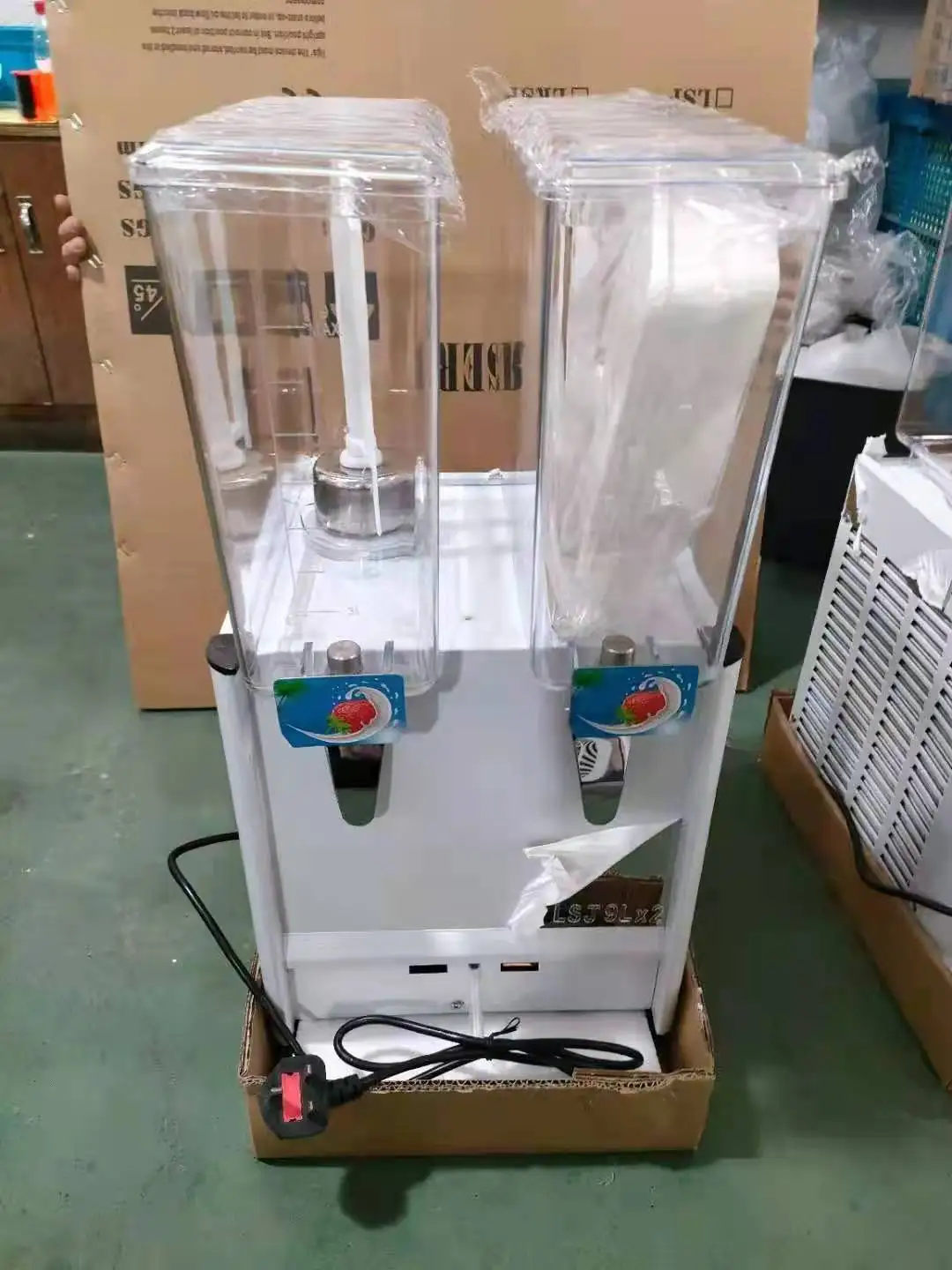 Cooling and Mixing Beverage Juice Dispenser Machine