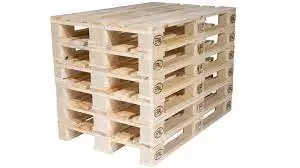 Wholesale Cheap 4 Way Entry Single Face Wood Pallets Euro Plastic Pallets with Aluminium for Storage EPAL Wood Pallets