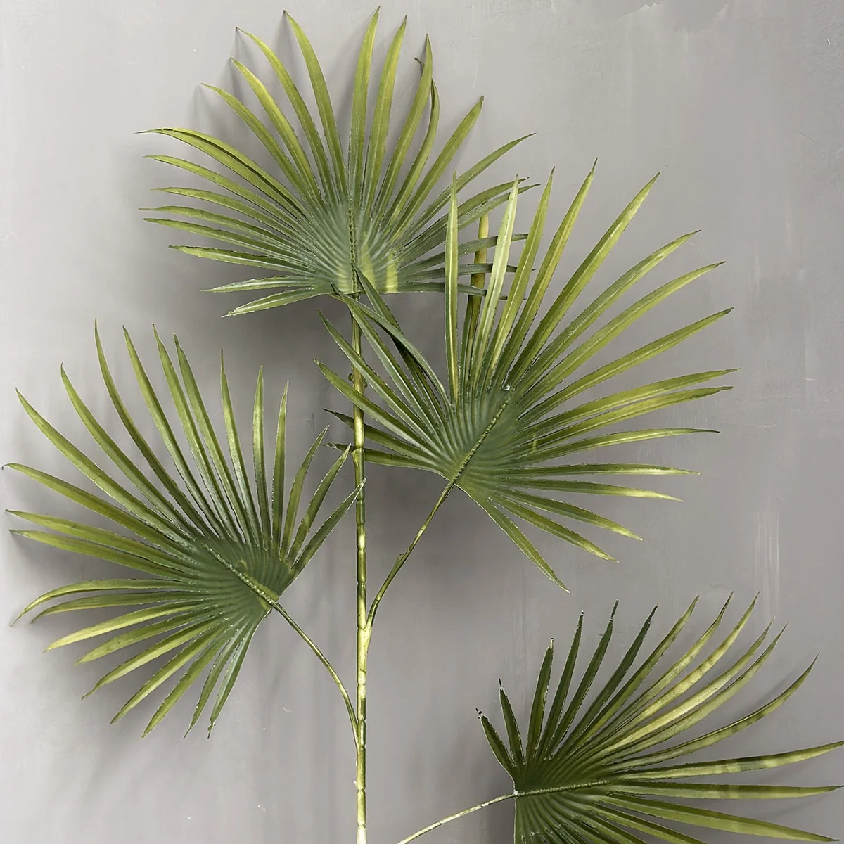 Artificial Greenery Simulation Fan Palm Leaf for Jungle Party Decor Home Office Decor
