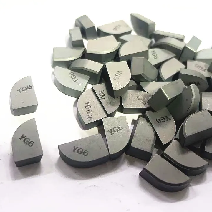 YG6/K10 C125,C122,C120 tungsten carbide brazed tip
