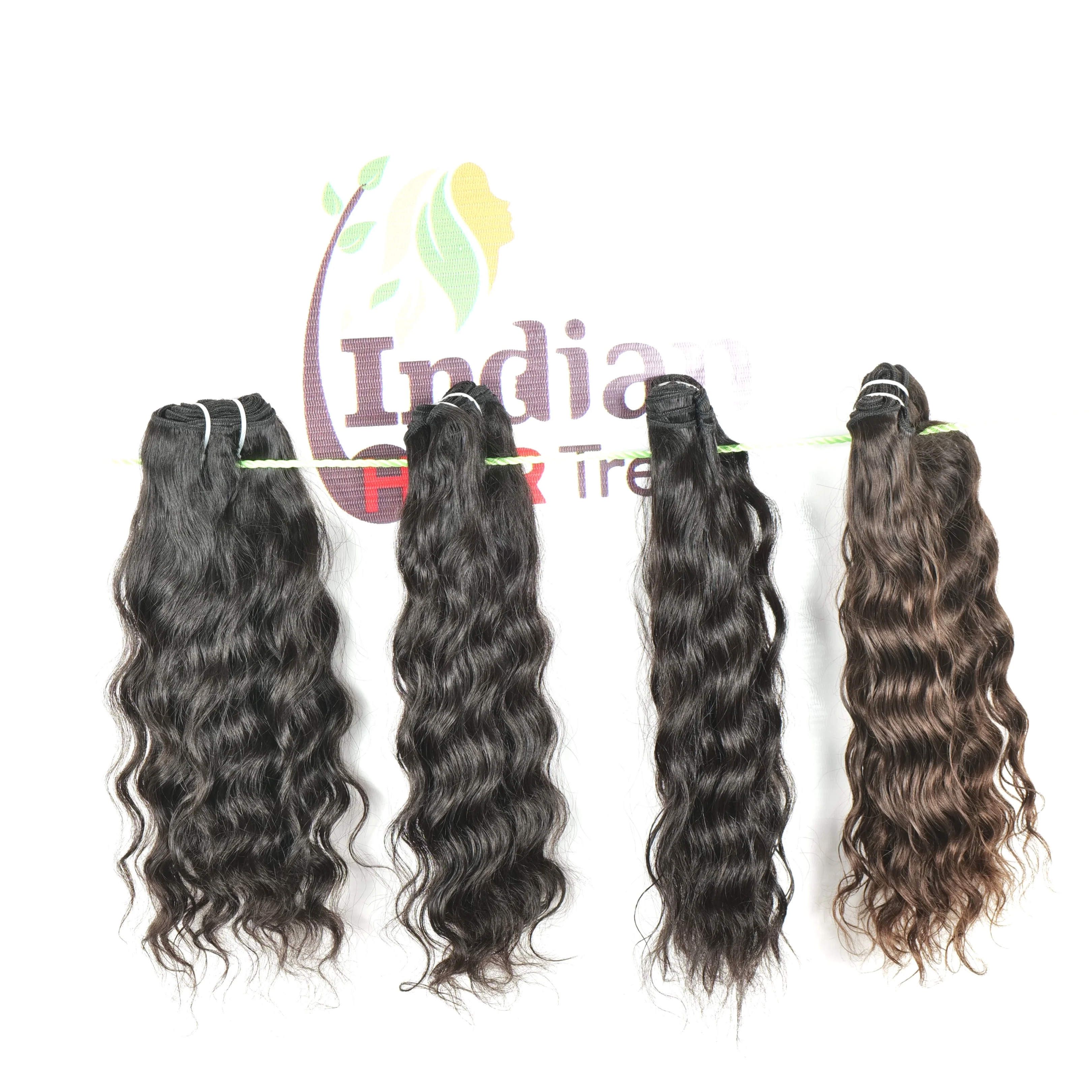 Unprocessed Raw virgin Hair extensions Raw Indian Temple natural Bundles cuticle aligned human hair