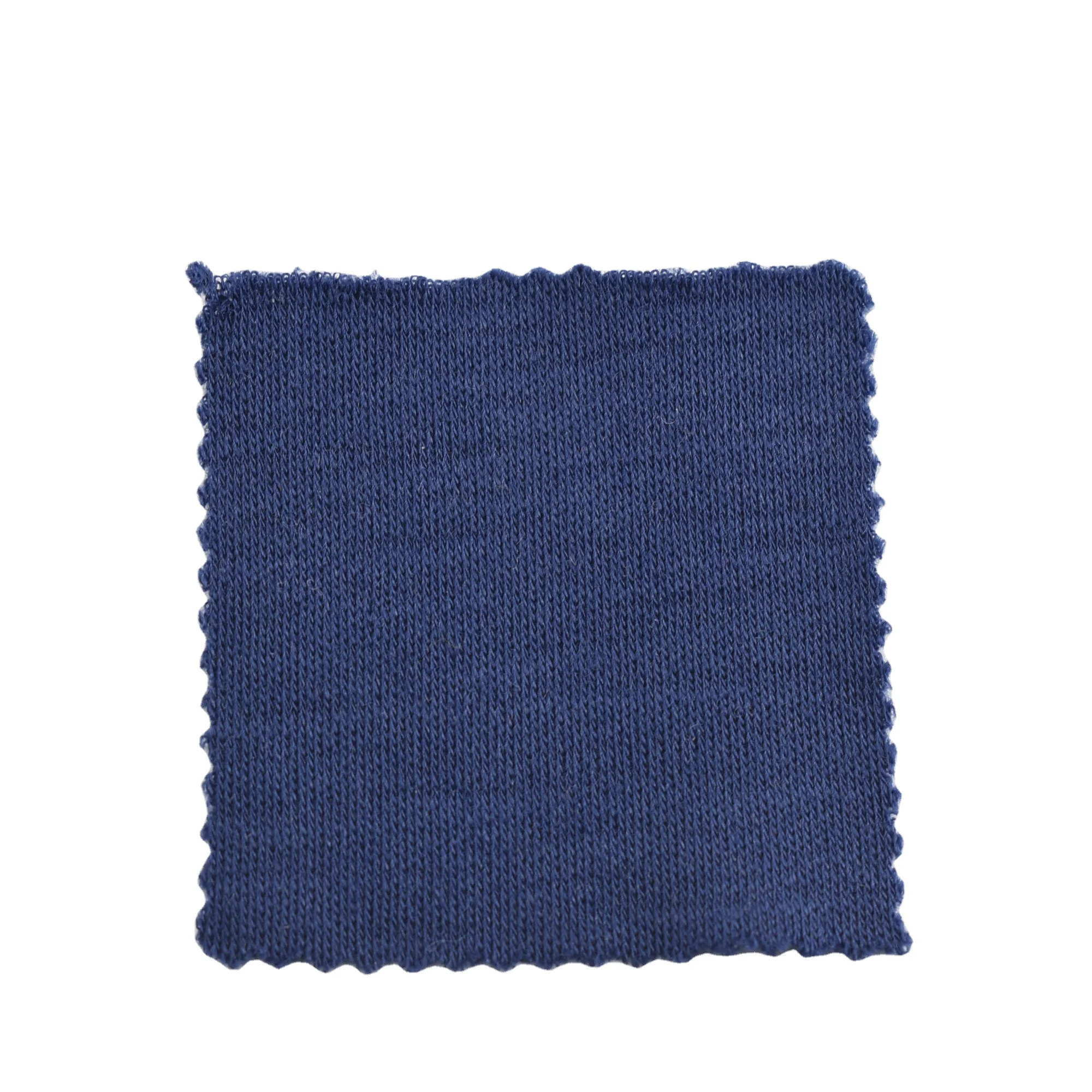 Low MOQ Worsted Pure Wool Fabrics 100% Wool Mercerized Rib Knitted Material