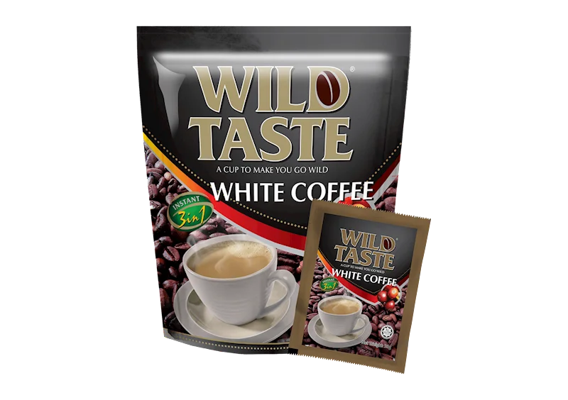 Wild Taste Premium Quality 3-in-1 Arabica Instant Coffee 100% Kopi Cappuccino Coffee (20 x 25gm Sachets)