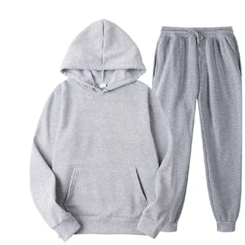Wholesale OEM Men plain Sweat Suits with Contrast Stripe Set for adults & kids relaxing & casual wear