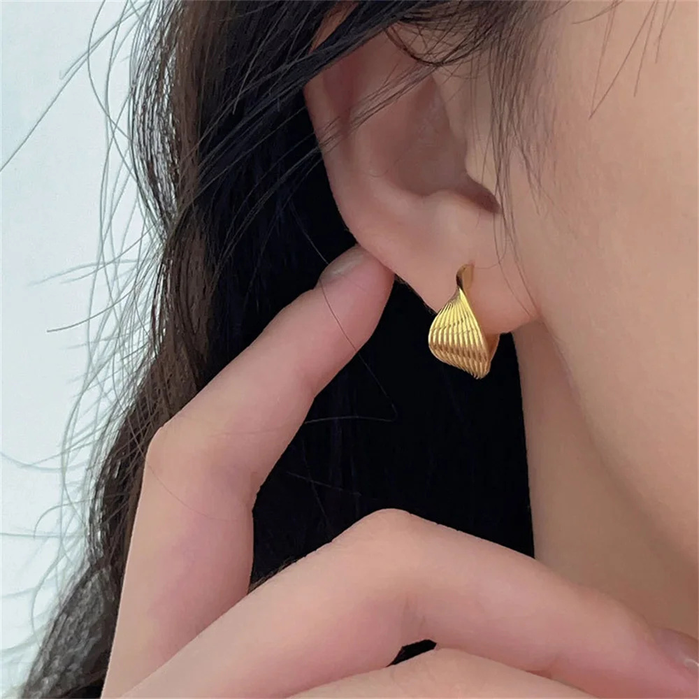 Женские серьги-кольца 925 из серебра