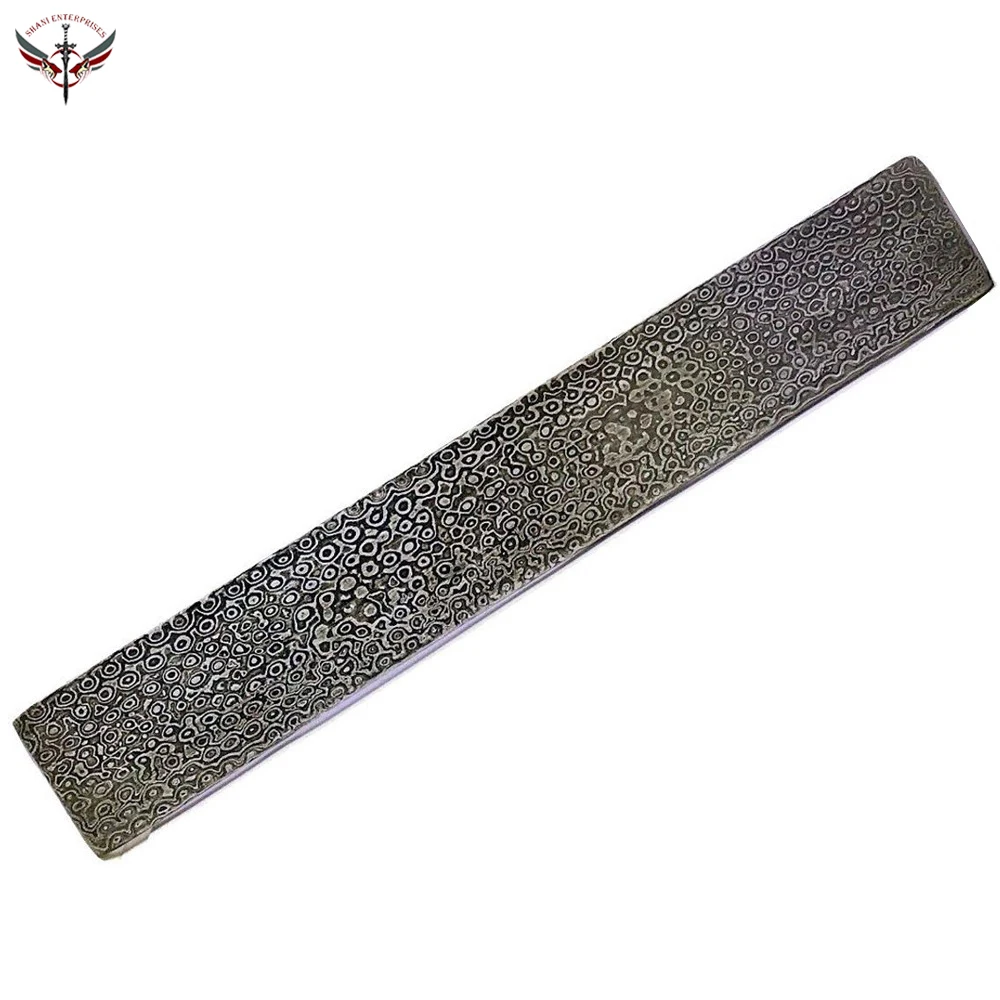 Custom Handmade Damascus Steel Billet For knife Making Blank Fixed Blade Blank Knife