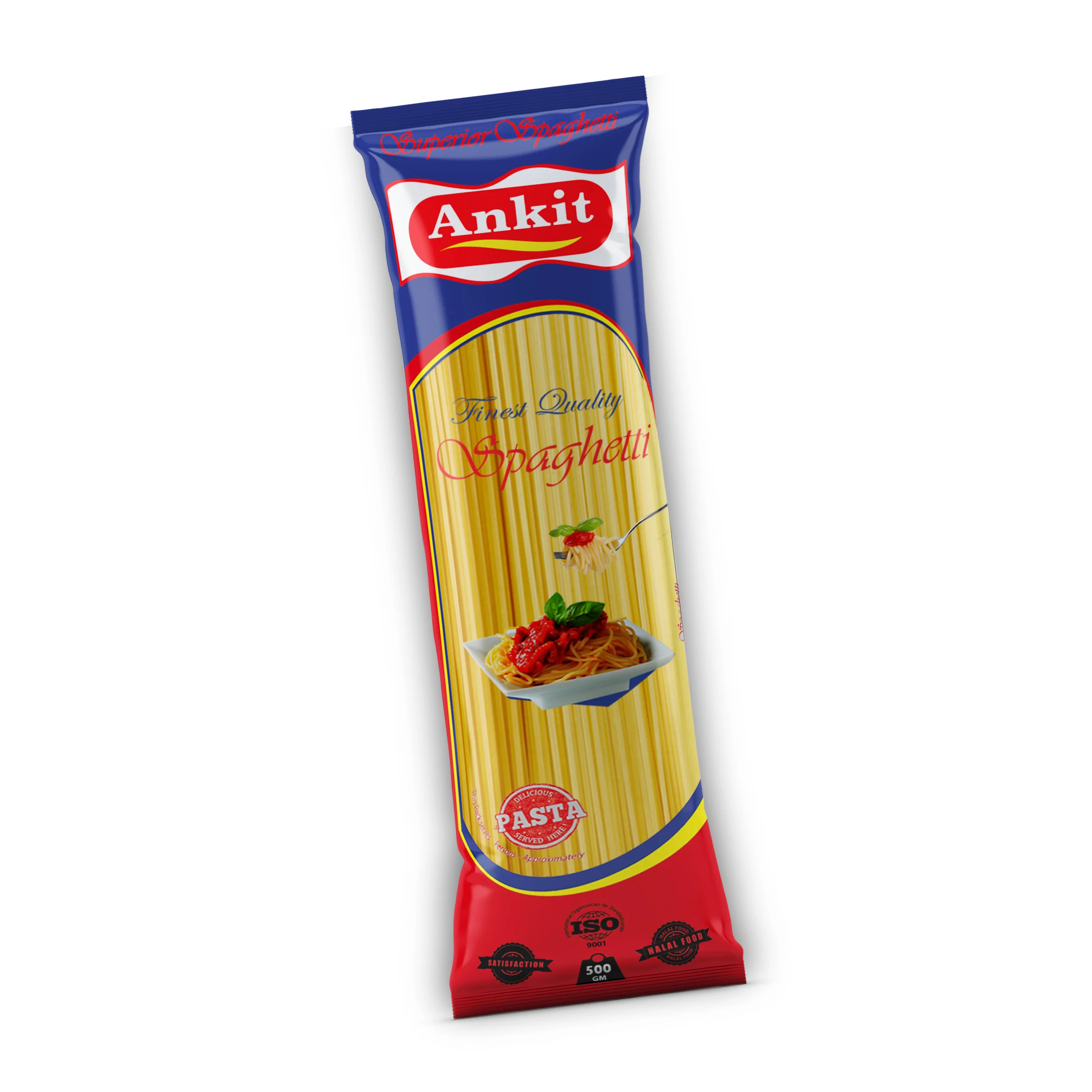 Ankit Brand Dry Spaghetti Pasta 500g Hard Wheat Made in Egypt