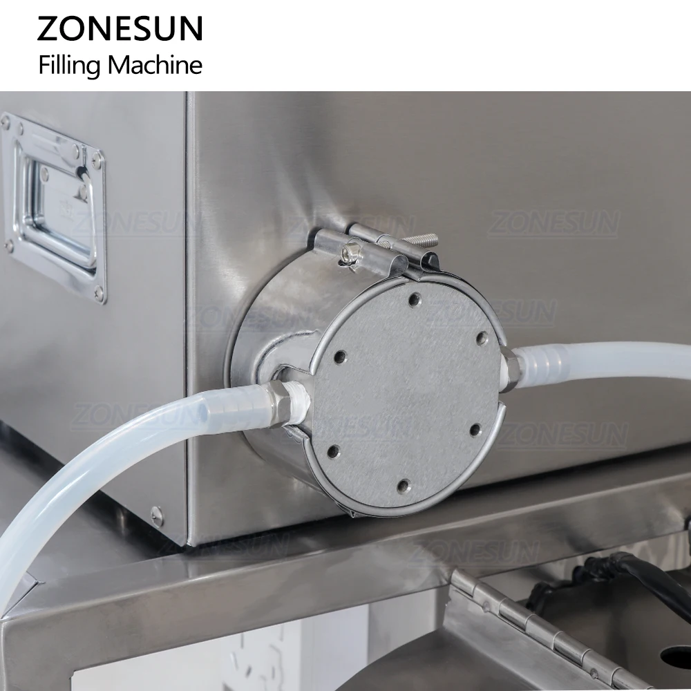 ZONESUN Gear Pump Soy Hot Paraffin Bee Wax Jar Mold Pillar Scented Candle Making Equipment Filling Melting And Mixing Machine