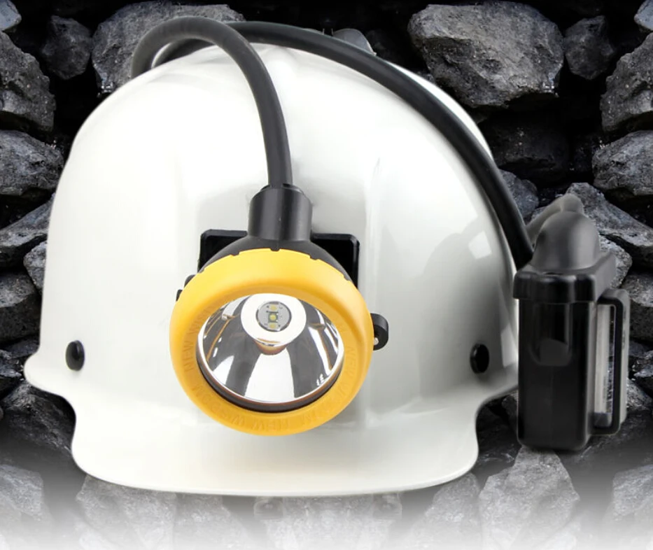 IECEx Explosion-proof Miner Lamp, WISDOM KL8M Mining Cap Lamp 24000 Lux Underground Mine Lights IP68 Water-proof