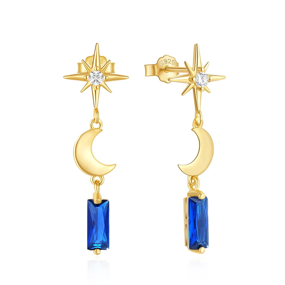 Серьги-гвоздики из серебра 925 пробы