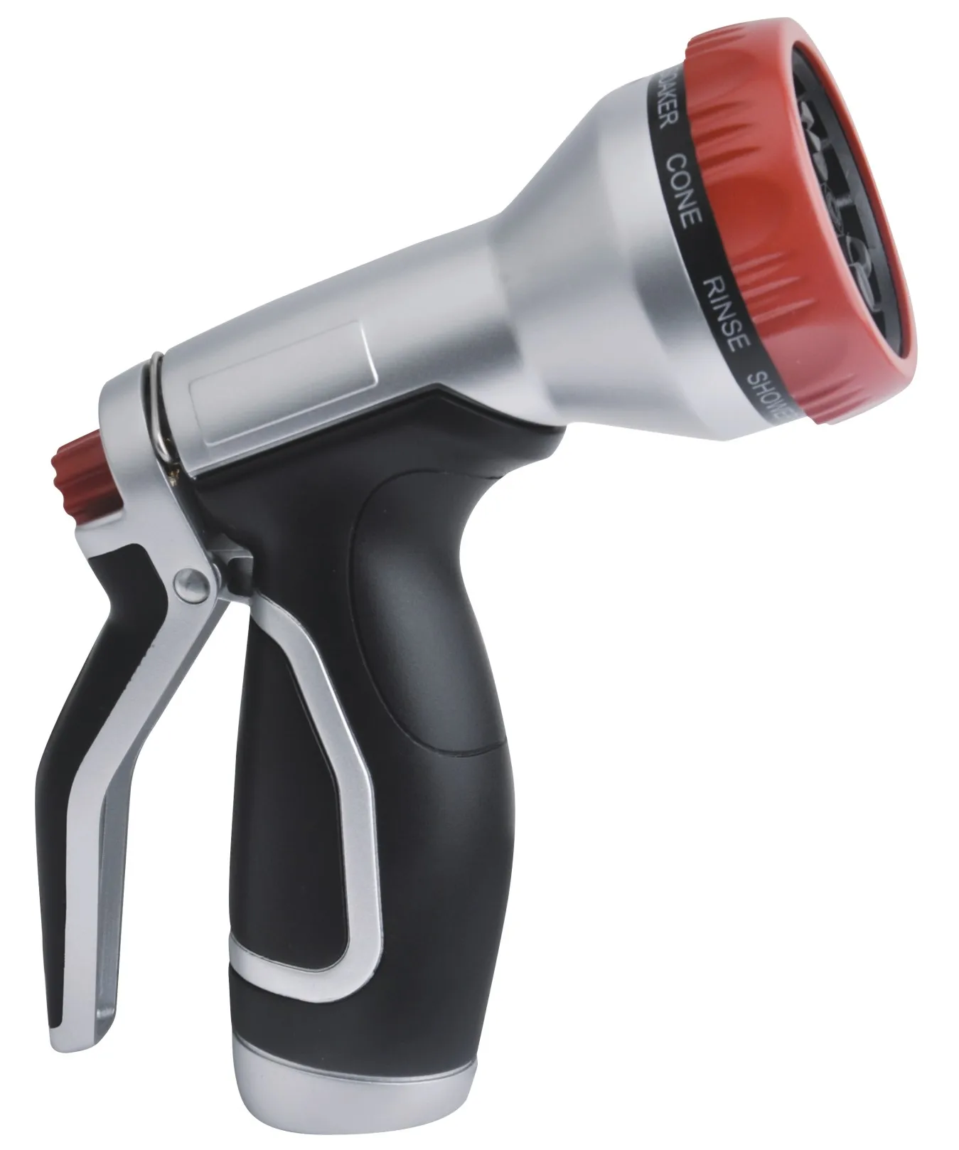Car Washing Garden Hose Nozzle 9 Pattern Soft Grip, Heavy duty Style