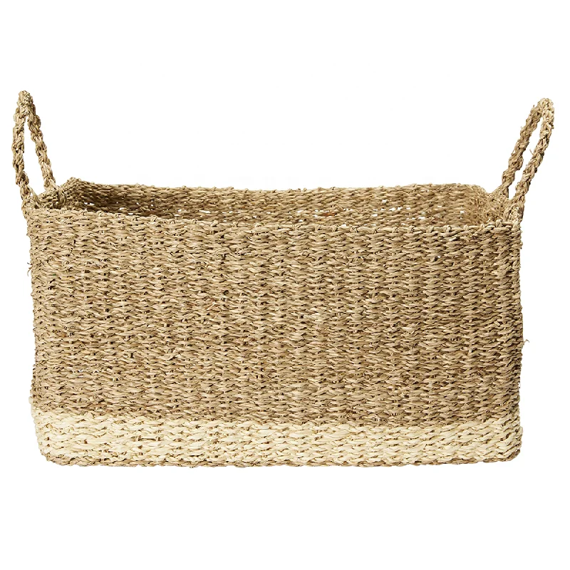 Wicker Cane Wiwin Jute Basket Top Standard Product Handmade Oval Natural Biodegradable Home Decor Hot Selling Premium Luxury