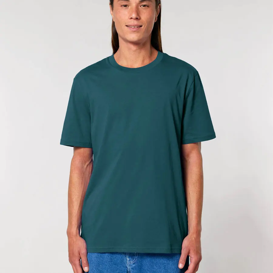 Summer O-Neck Crew-Neck Slim-Fit Mens T Shirt 100% Cotton Bamboo Fiber Solid Color Casual Short-Sleeved Shirt