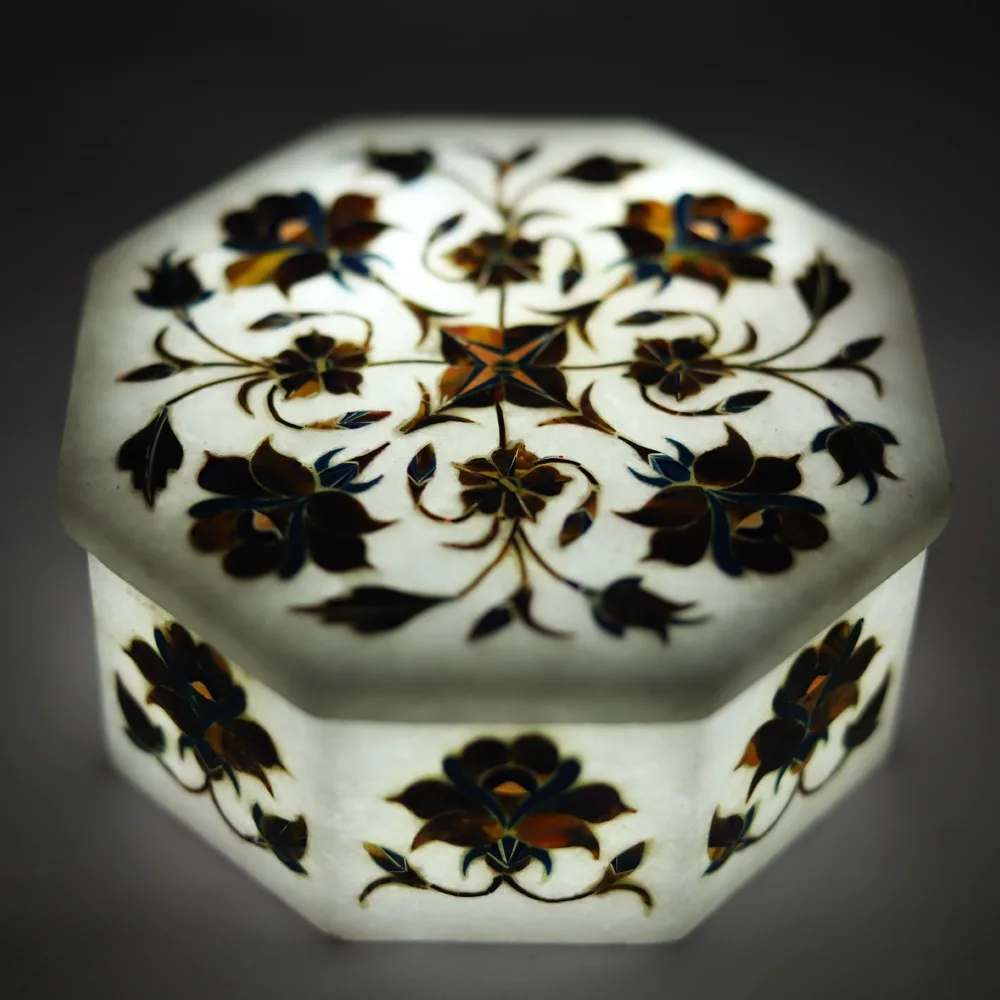 Premium Quality Storage Accessories Marble Jewellery Box for Girls Gifting Purpose Available at Bulk Supply from India