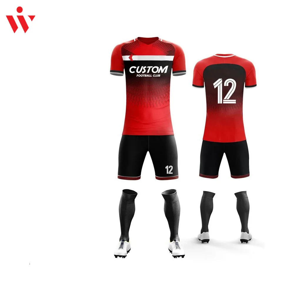 Cheap Price Team Wear Top Quality Customize Digital Sublimation Jersey Men Sports Wear Soccer Uniform