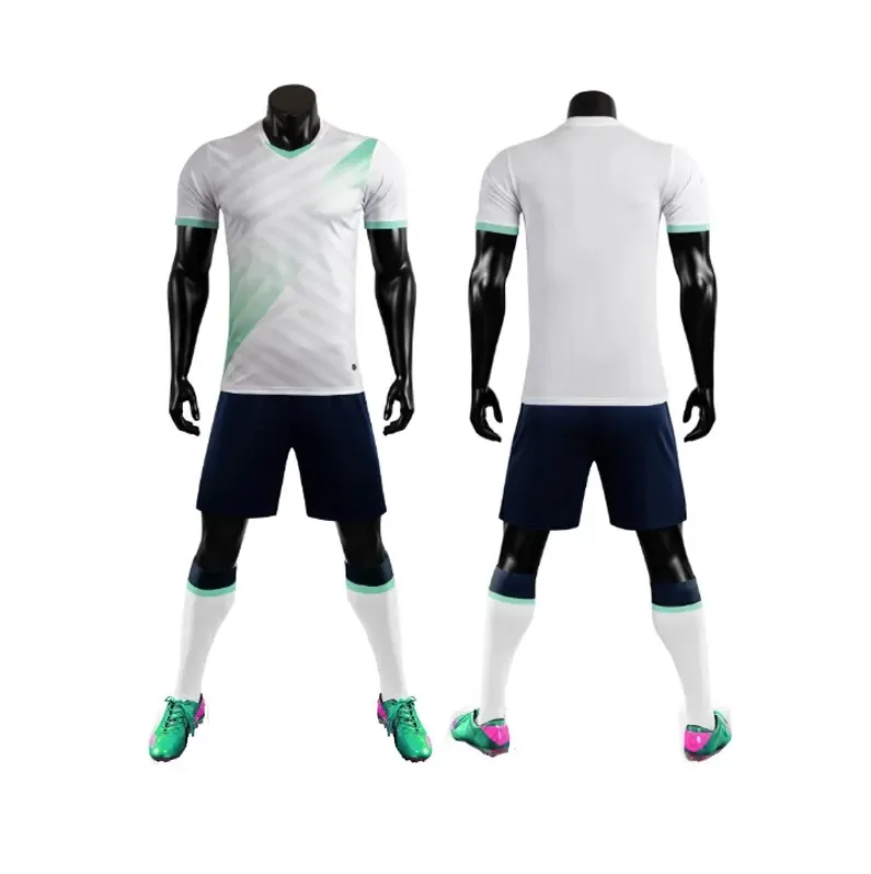 Custom Wholesale 2022/23 Quality Club Soccer Jersey Sublimation Football Team Wear Full Kits 100%Polyester Soccer Uniform wear