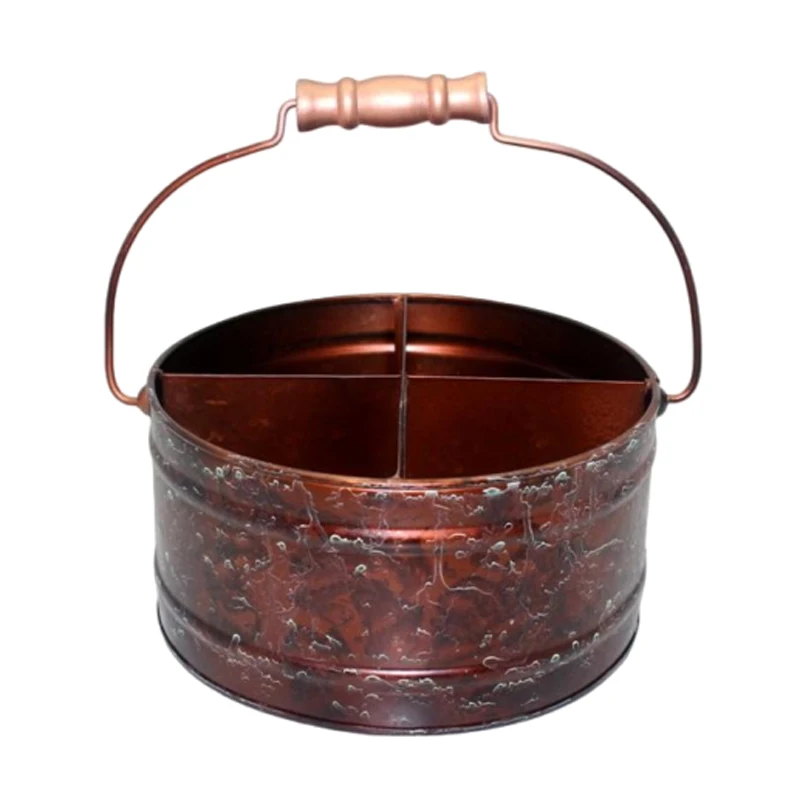 New Arrival Metal Hanging Round Planter With Handle Pot Algae Copper usage for Living Room Garden Decorations Home & Restaurants