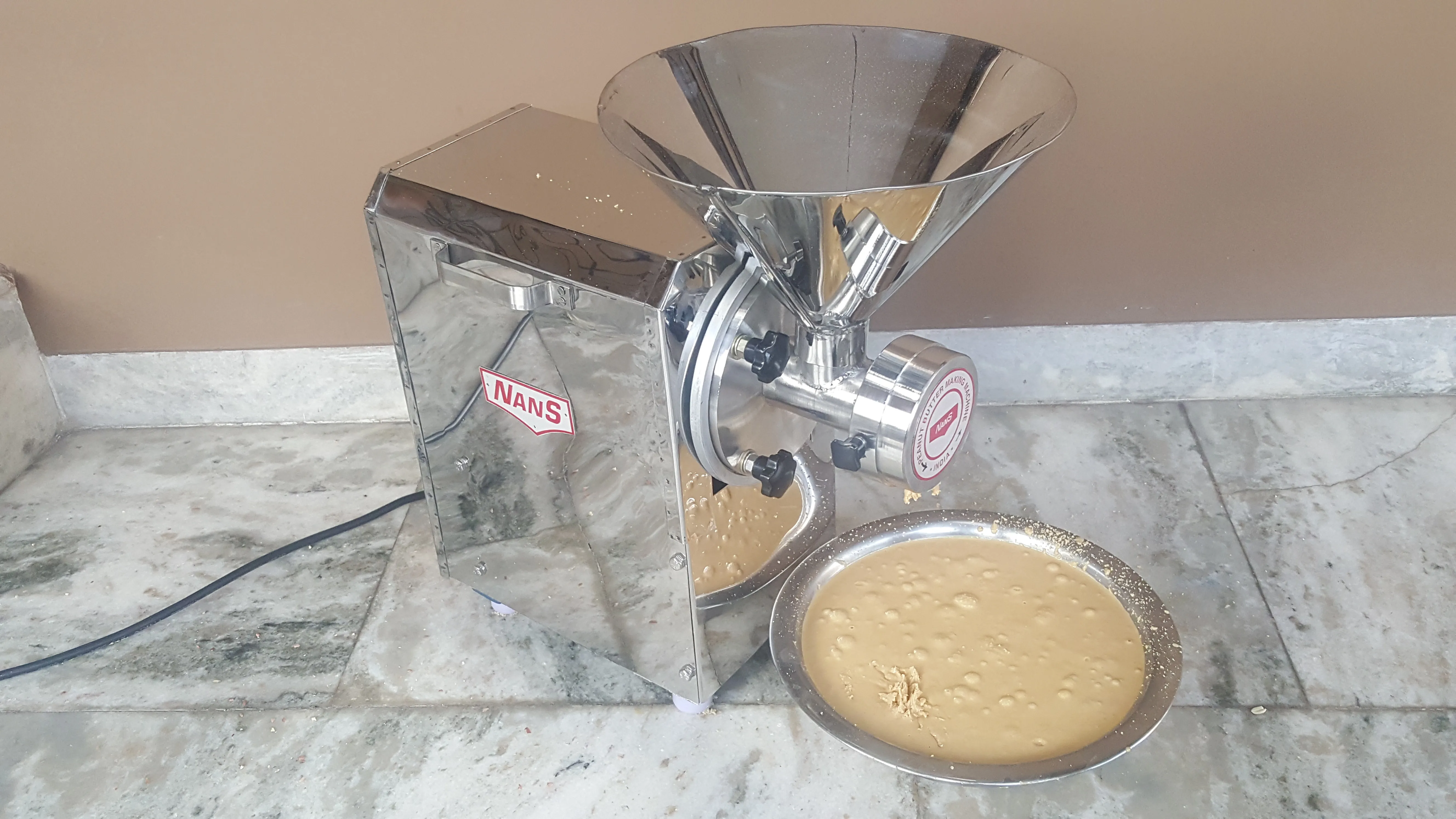 Buy Stainless Steel Almond Butter Maker Machine Capacity 40 Kgs/Hr, For Home and Mini Store Usable Wholesale Products