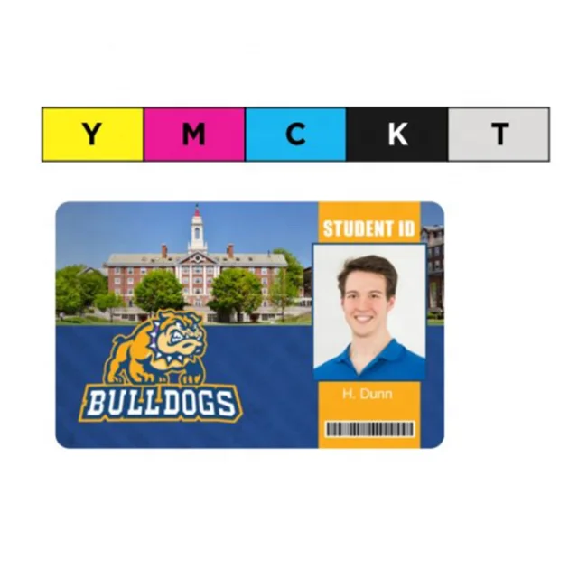 Datacard DS1 and DS2 Plastic ID Card Printer Ribbon Datacard 525100-002 YMCKT Colour Ribbon