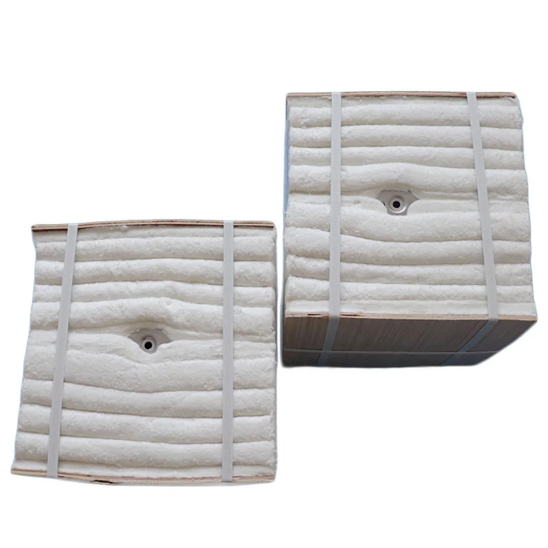 Refractory insulation material ceramic fiber module for induction furnace