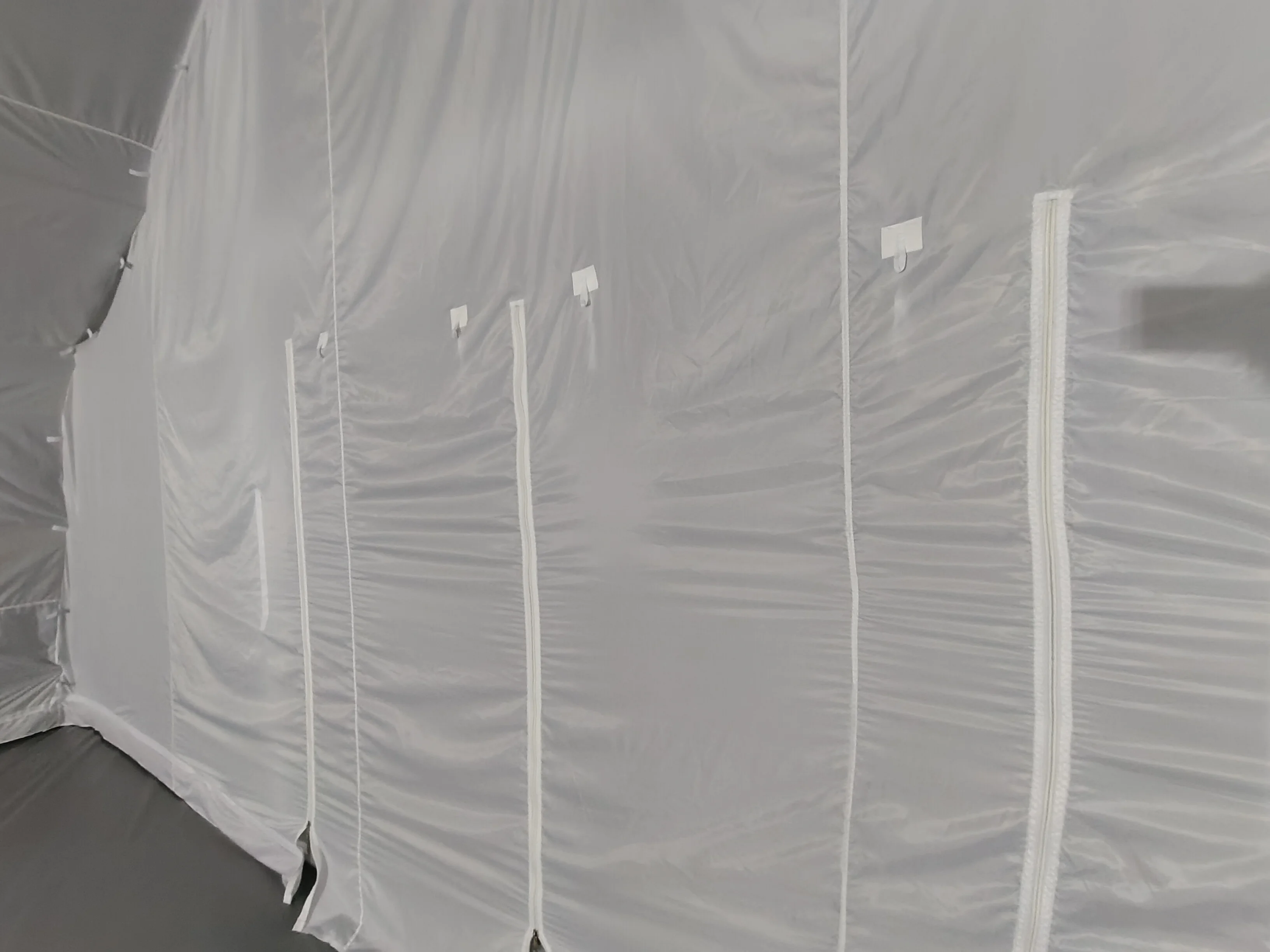 Free design Custom Green Large Canvas Cotton tarpaulin Camping Medical Inflatable disaster relief Tents