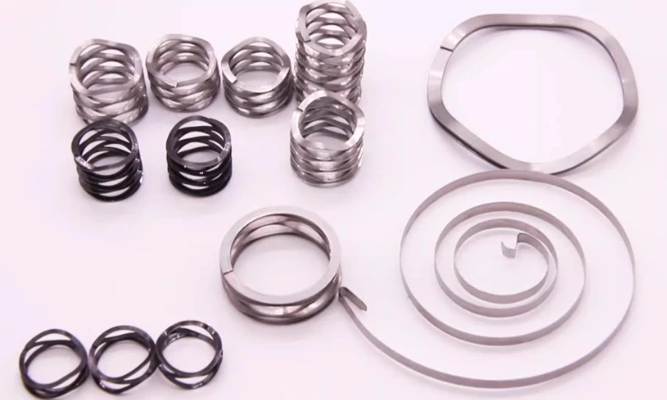 Custom 17-7 PH stainless steel piano wire compression wave springs